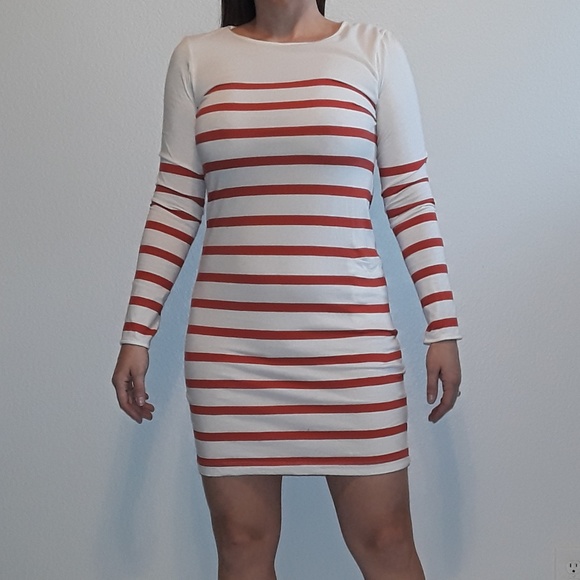 Chinti and Parker Striped Cotton Mini Dress (M) - Picture 1 of 6
